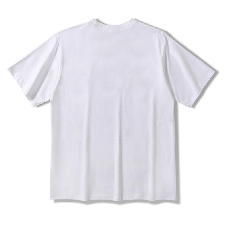 Bathing Ape T-Shirt Summer Camouflage Ape Head Contrast Color Letter Print Short-Sleeve T-shirt