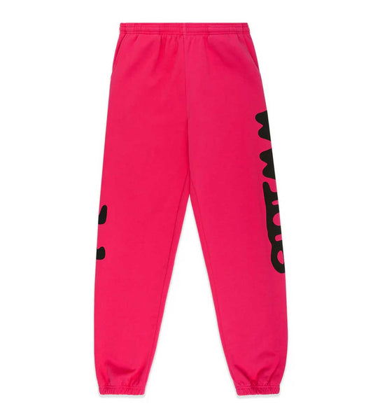 Sp5der Beluga v2 Sweatpants Pink