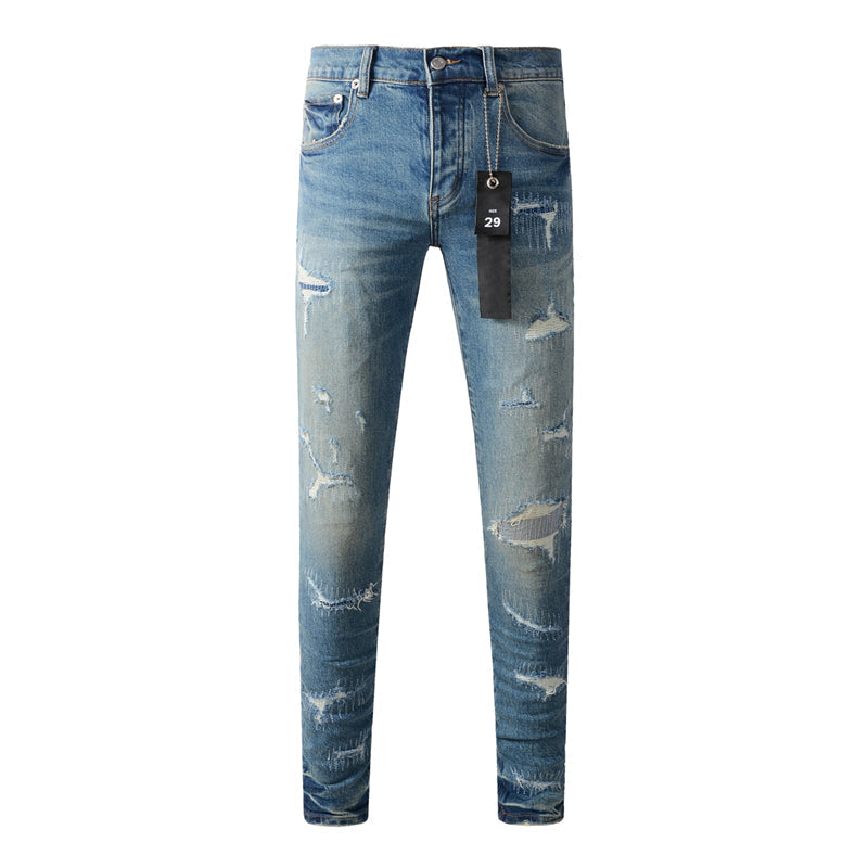 PURPLE  Fashion Jeans 9073