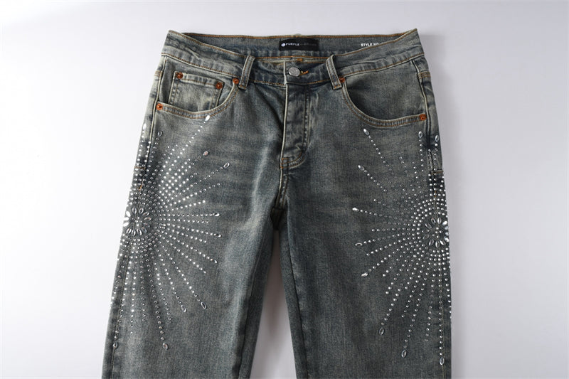 PURPLE  Fashion Jeans 9122
