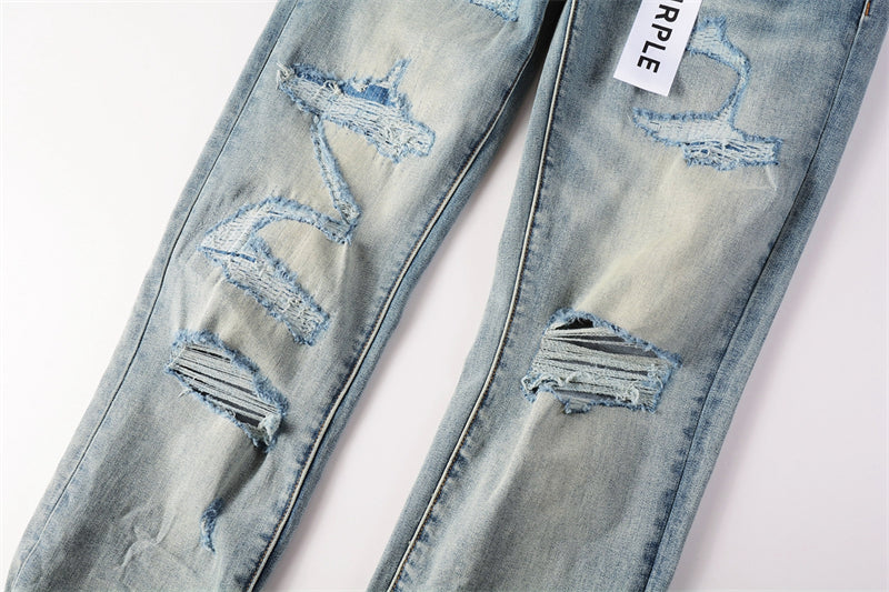 PURPLE  Fashion Jeans 9013